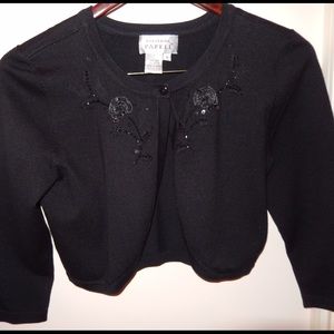 Never worn! Adrianna Papell Silk Cropped Sweater