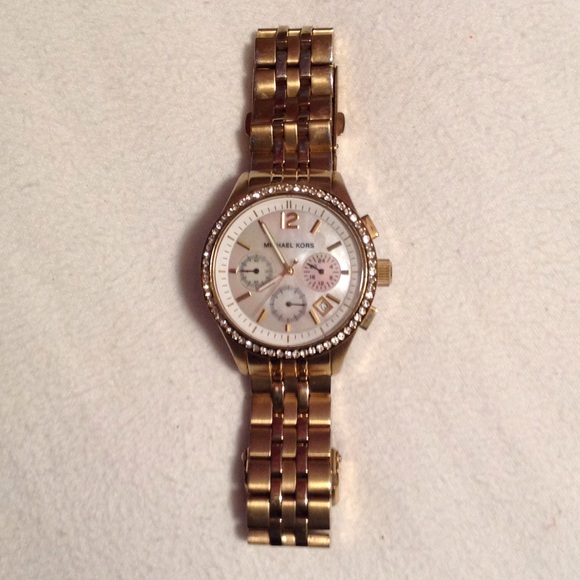 Michael Kors Gold Chronograph Watch