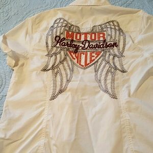 Harley Davidson Button Shirt