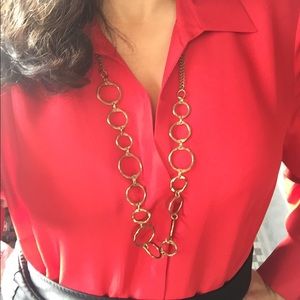 100% Silk Button Up Blouse