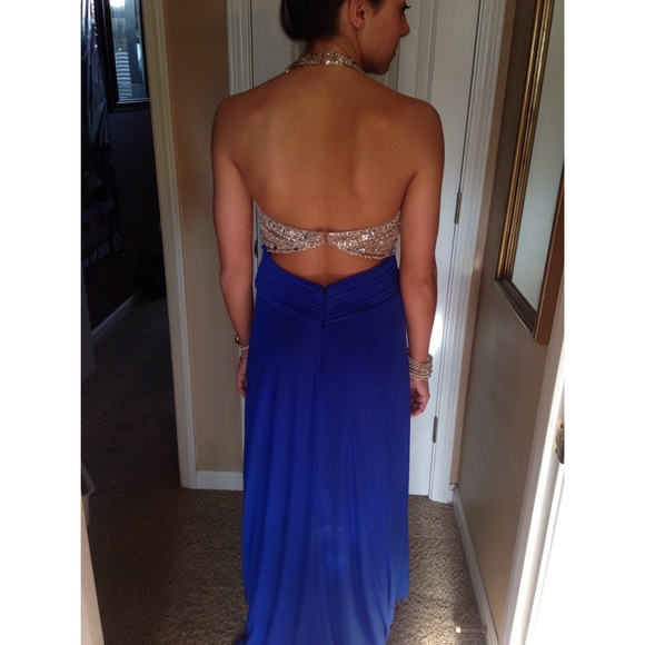 Blue Formal/Prom Dress - Picture 3 of 4