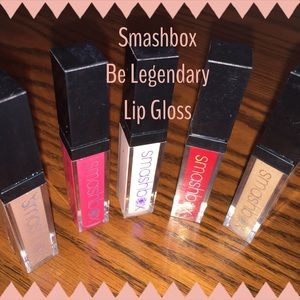 LOWER PRICE!!! Set of 5 Smashbox Lip Glosses