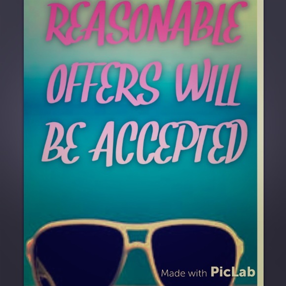 Always open to offers so feel free to make one 😊