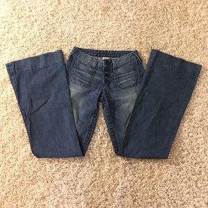 True Religion high waisted flares