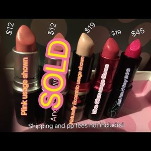 Various MAC lipsticks