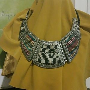 Zara Tribal multi Color  Chocker Necklace