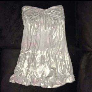 Gold party dress