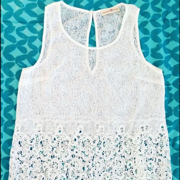 Altar'd State Laced sleeveless shirt