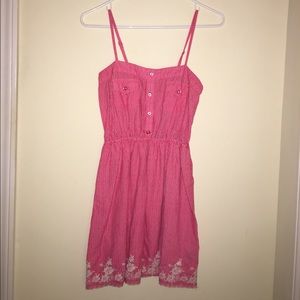 Papaya coral sun dress