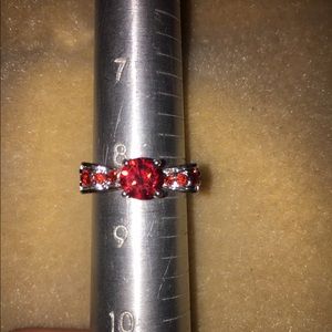 Red ribbon ring