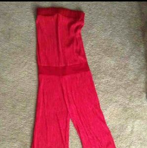 Red romper