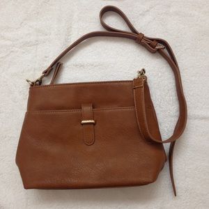 Forever 21 Brown and Gold Crossbody