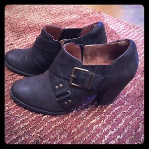 Clarks buckle ankle boot