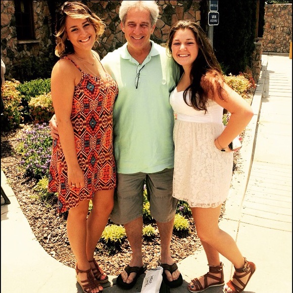 White and tan lace sun dress - Picture 4 of 4