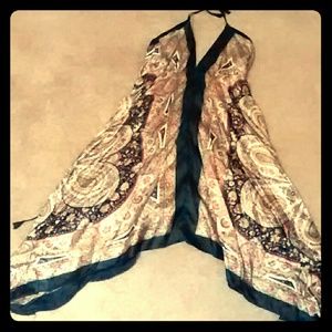 Silky handkerchief dress
