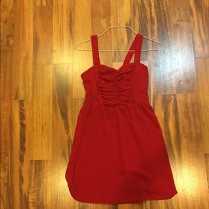 Adorable little red dress!