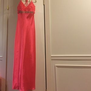 Pink prom dress
