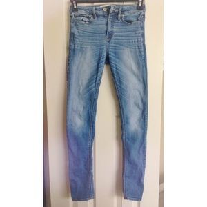 High-Waisted Hollister Super-Skinny Jeans