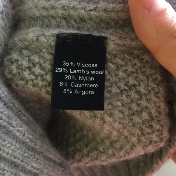 Poncho Sweater-"Blue" from Saks - Picture 4 of 4