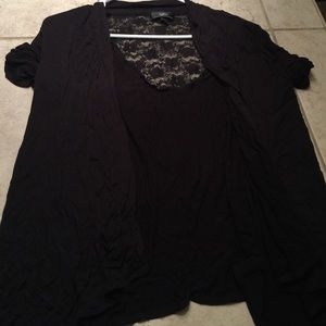 Black stretchy cardigan