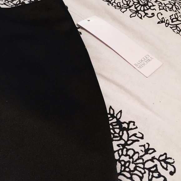 Badgley Mischka Satin Pencil Skirt - Picture 3 of 4