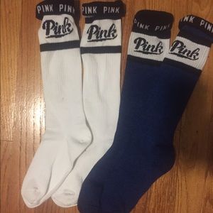 2 Pair PINK Socks