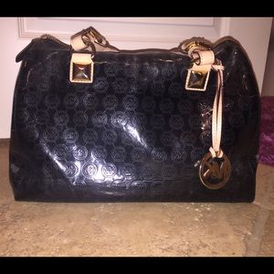 Michael kors signature mirror metallic grayson bag Michael kors signature mirror metallic grayson bag