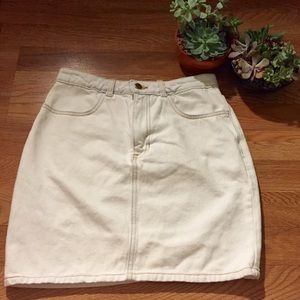 High waisted skirt