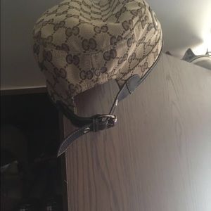 Gucci Canvas Military Hat