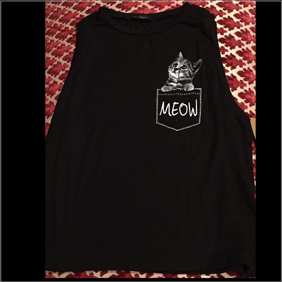 Graphic Meow Tee - Picture 2 of 3