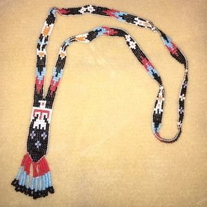 Bead work necklace