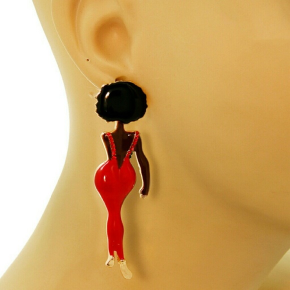 Afro Lady Earrings