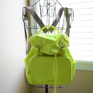 Fun neon colored backpack by Nine West