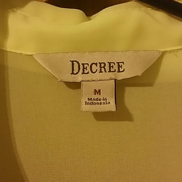 Neon yellow button down! - Picture 2 of 3