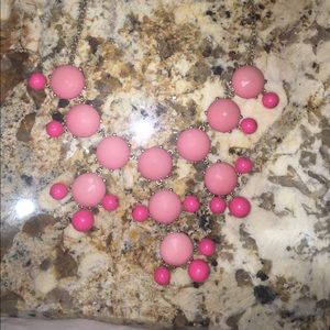 Two Tone Pink Bubble Necklace