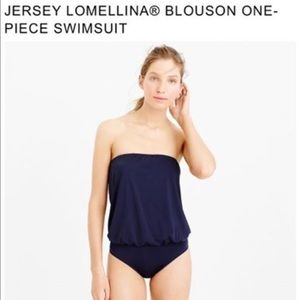 NWT J. Crew Lomellina one piece blouson swimsuit