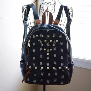 Black with studs Steve Madden backpack