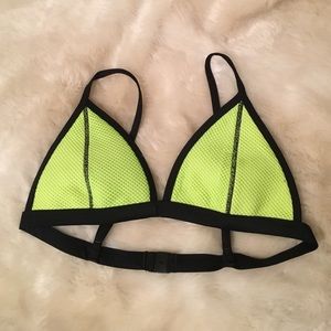 Triangl Black Neon - Yellow Flash (M Top S Bottom)