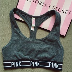 XS Victoria's Secret racerback logo bra