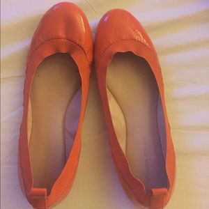 Patent leather ballet flats