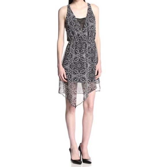 Bebe Asymmetrical Hem dress