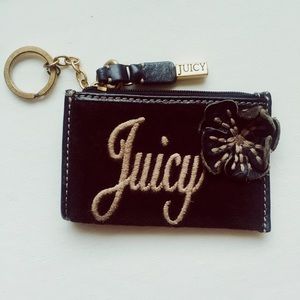 Juicy Couture key chain coin purse