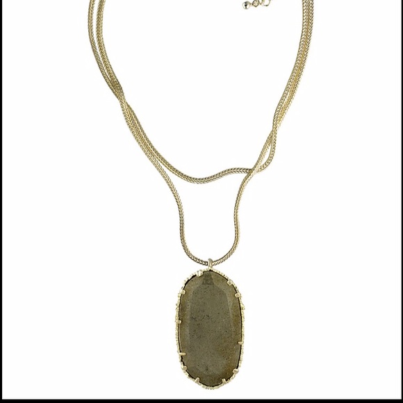ISO ⚜Kendra Scott⚜ Donna Necklace in Pyrite - Picture 3 of 4