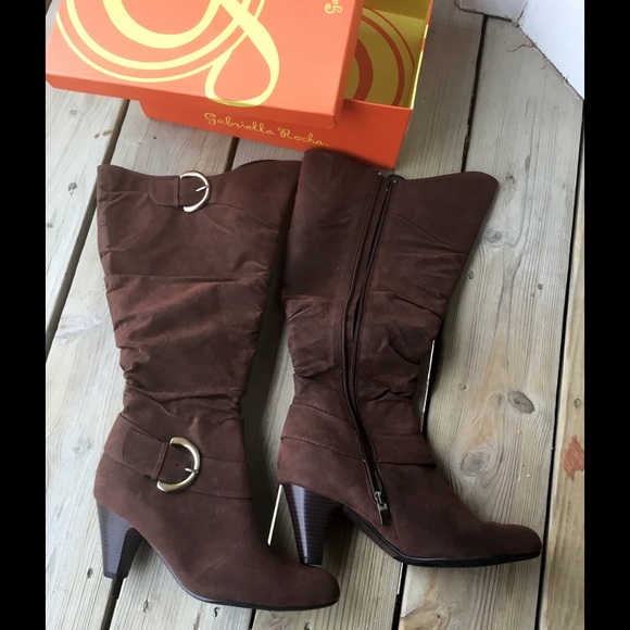 gabriella rocha shoes cally wide calf boots size 9 poshmark wide calf boots size 9