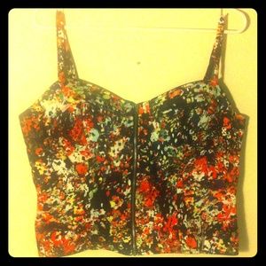 Floral crop top