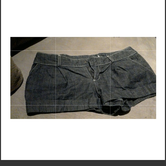 Denim shorts
