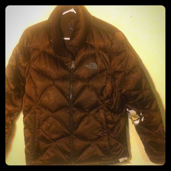 Women's brown north face- winter jacket