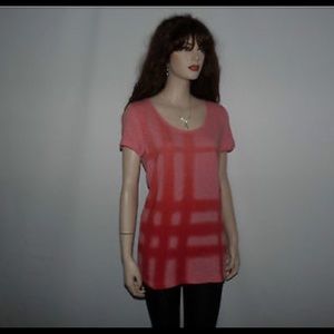 🚫 SOLD 🚫 Burberry Brit Tee/Top in Orange-Red
