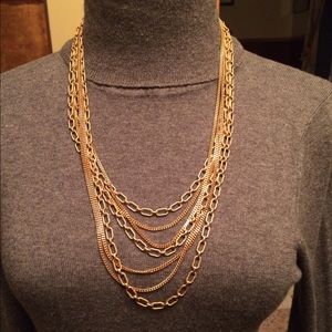 STUNNING Gold Necklace by Monet