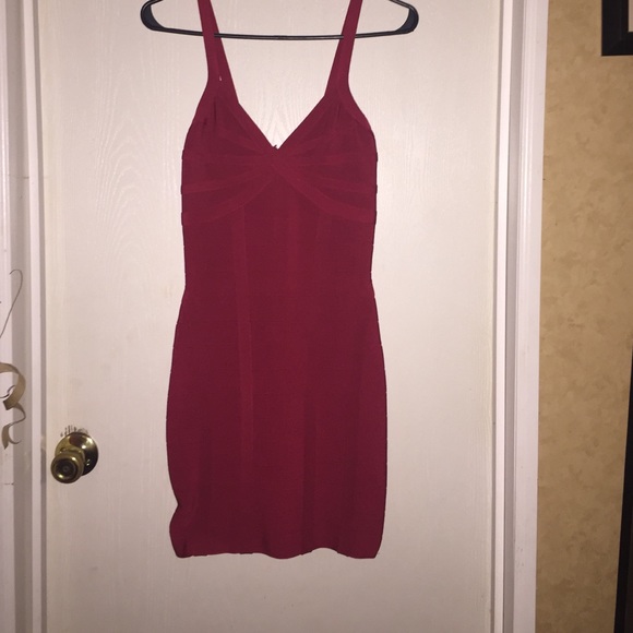 Sexy red bandage bodycon dress!